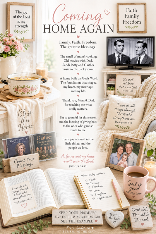 Coming Home Again: The Gift of Family, Faith, and Freedom