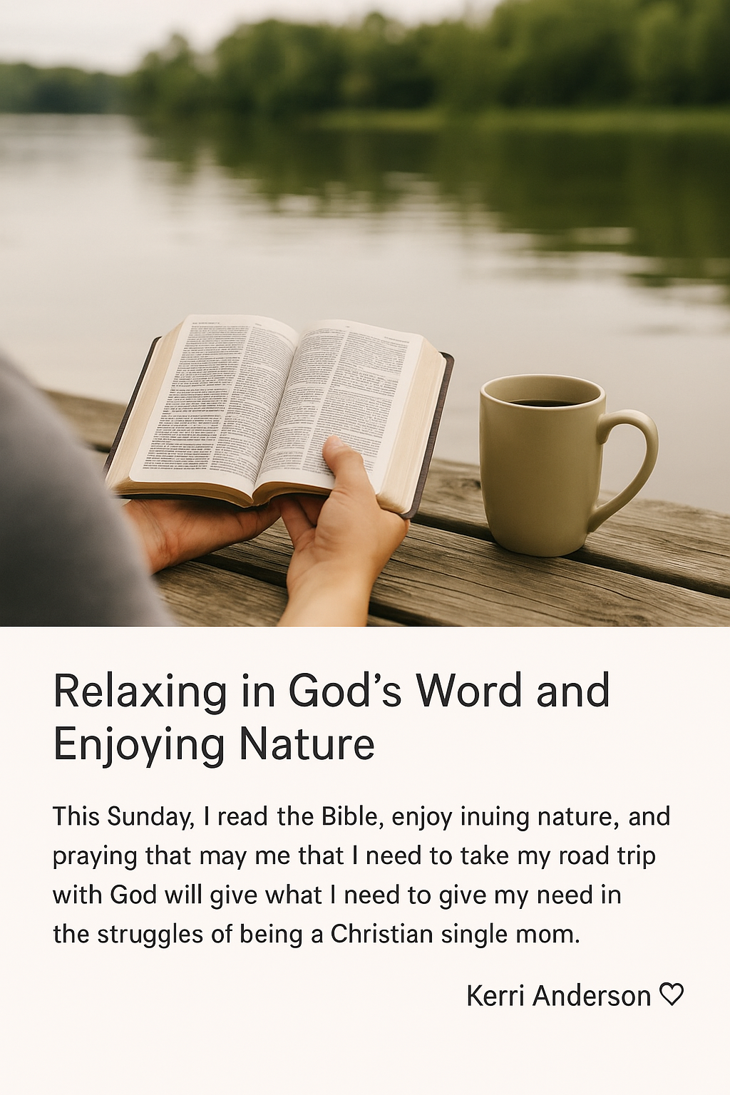 Sunday Stillness: Resting in God's Word and Trusting His Timing