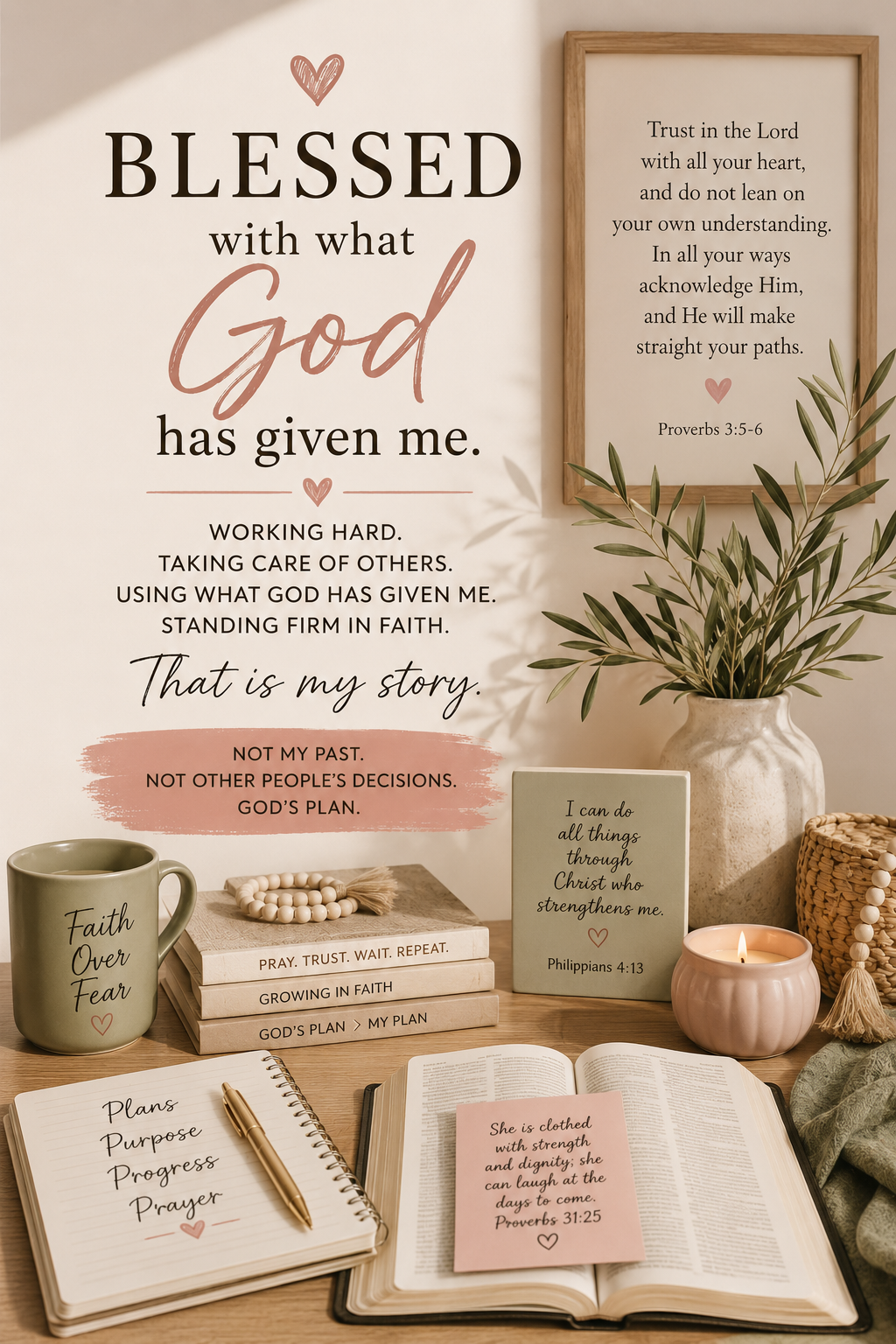Blessed With What God Has Given Me