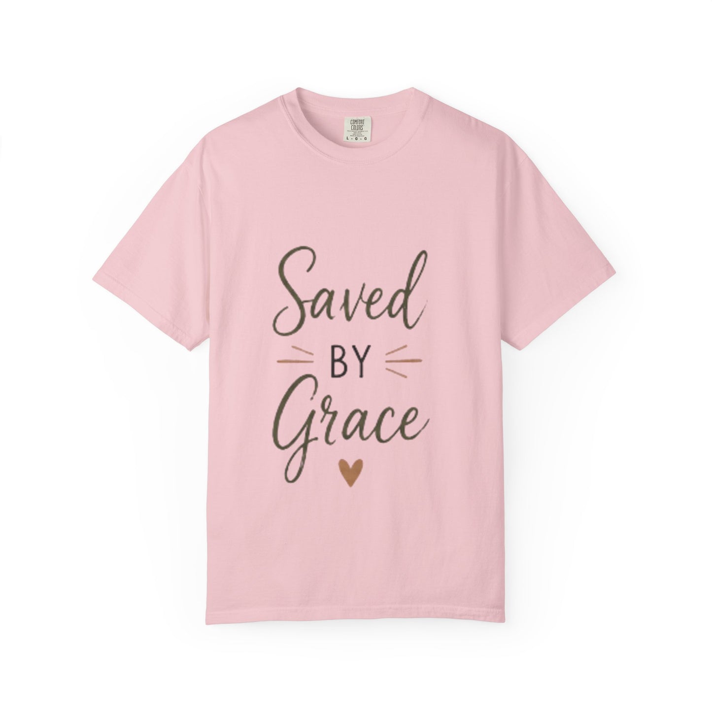 Saved by Grace T-Shirt — Inspirational Christian Faith Tee