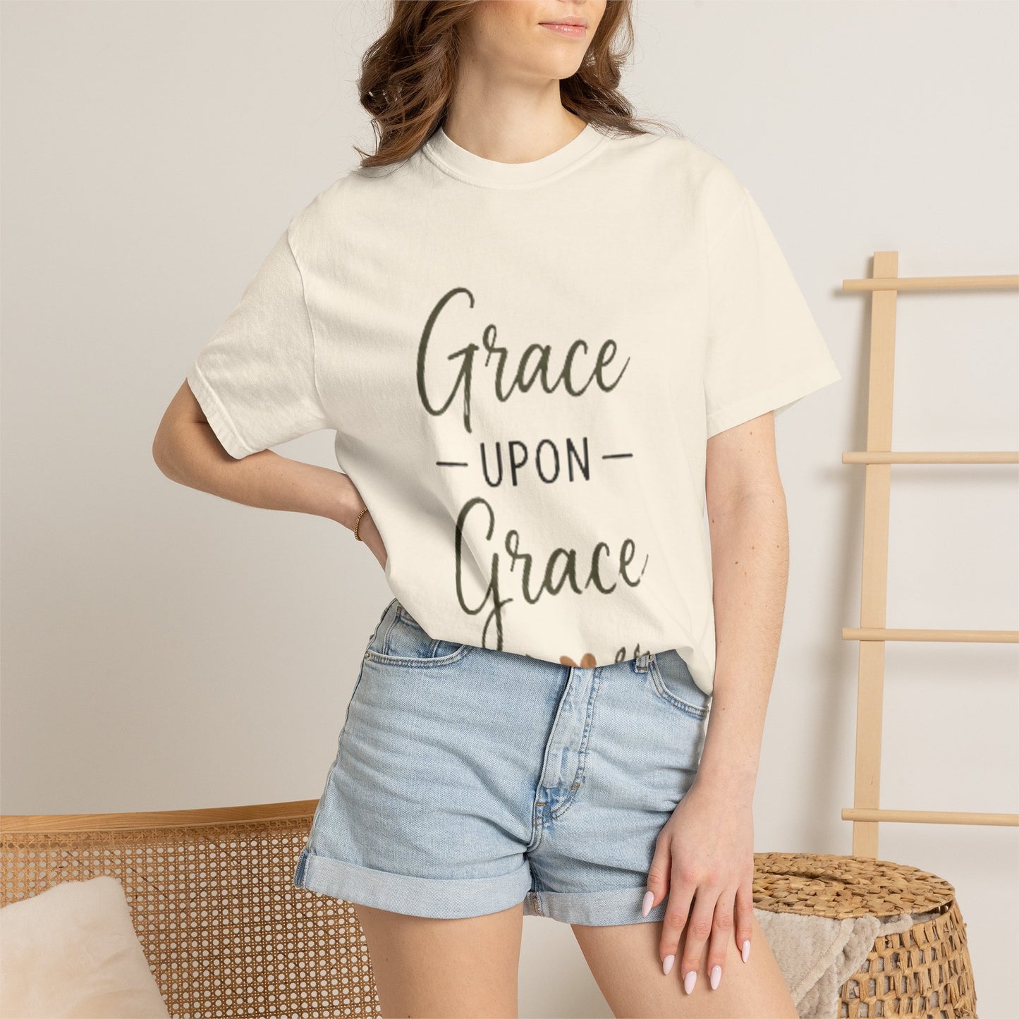 Grace Upon Grace T-Shirt — Inspirational Christian Faith Tee