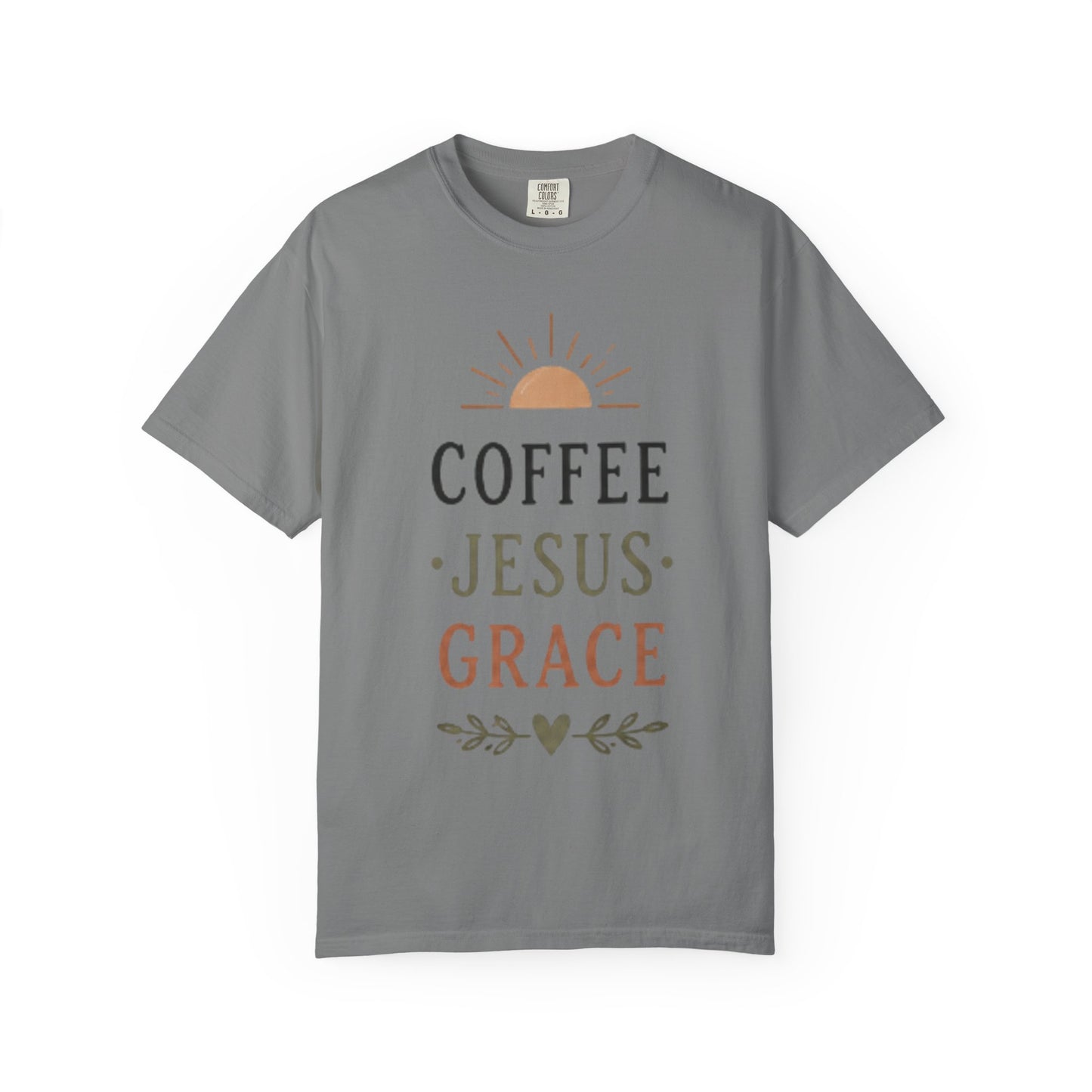 Coffee Jesus Grace T-shirt | Faith Graphic Tee