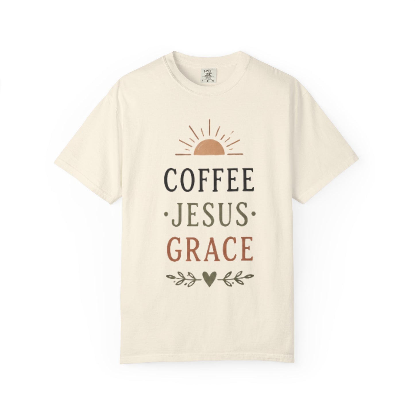 Coffee Jesus Grace T-shirt | Faith Graphic Tee