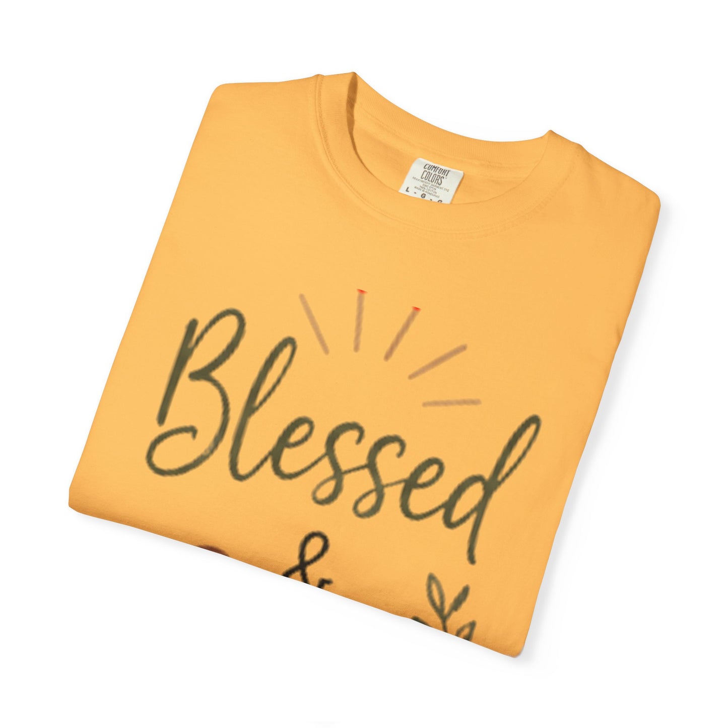 Blessed & Busy T-shirt | Christian Faith Typography Tee