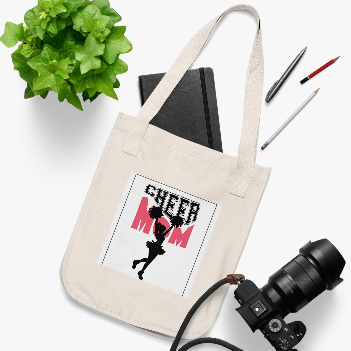 Cheer Mom Tote Bag, Eco-Friendly Shopping Bag, Gym Bag, Cheerleading Gift, [...]