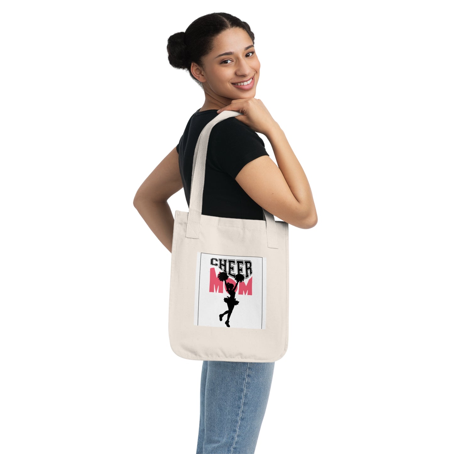 Cheer Mom Tote Bag, Eco-Friendly Shopping Bag, Gym Bag, Cheerleading Gift, [...]