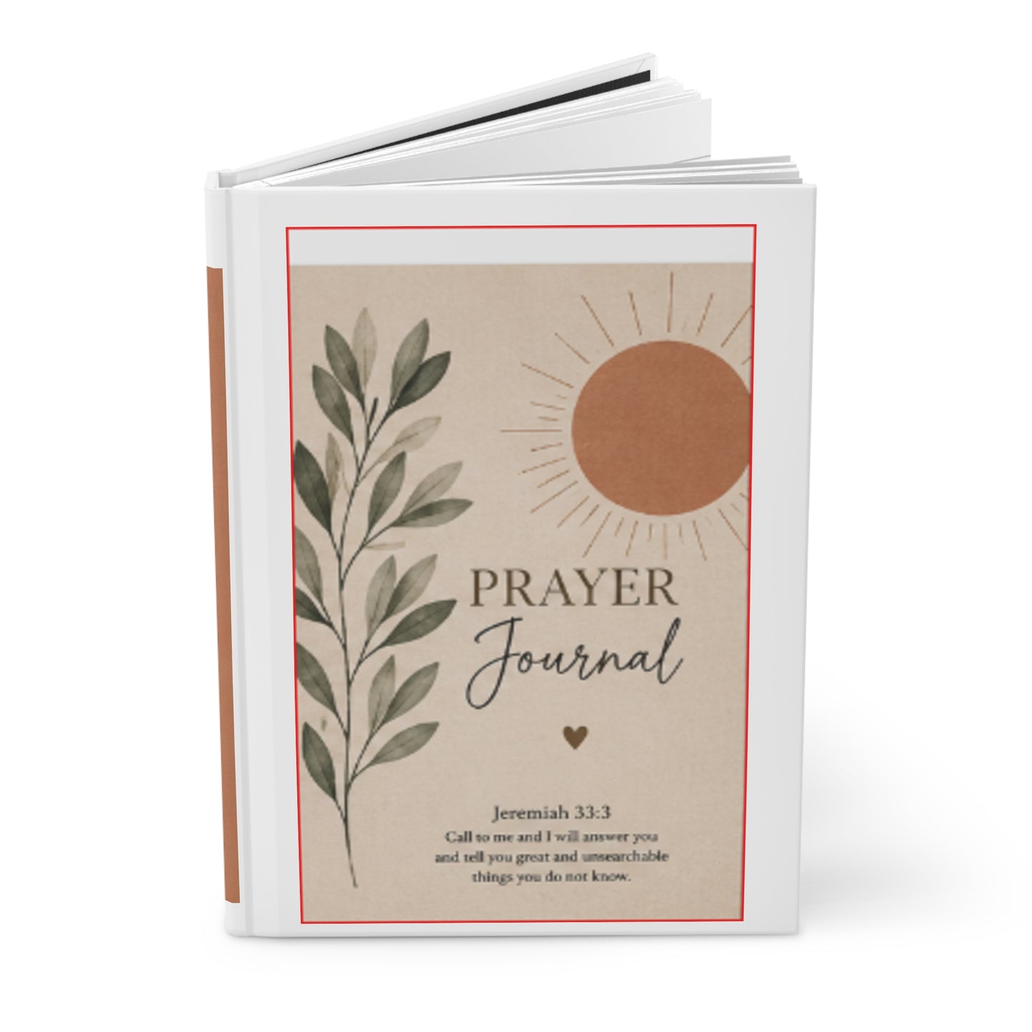 Prayer Journal Hardcover — Christian Gratitude & Devotional Notebook