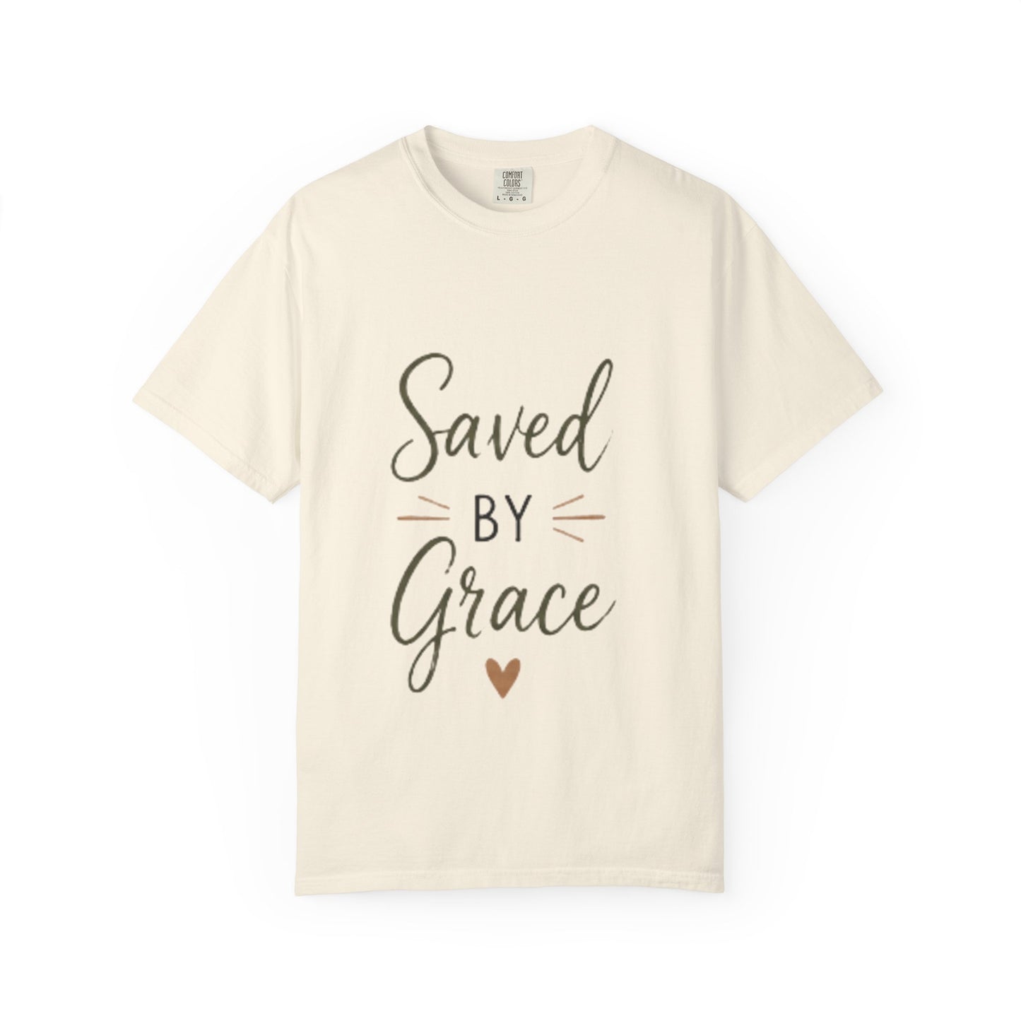 Saved by Grace T-Shirt — Inspirational Christian Faith Tee