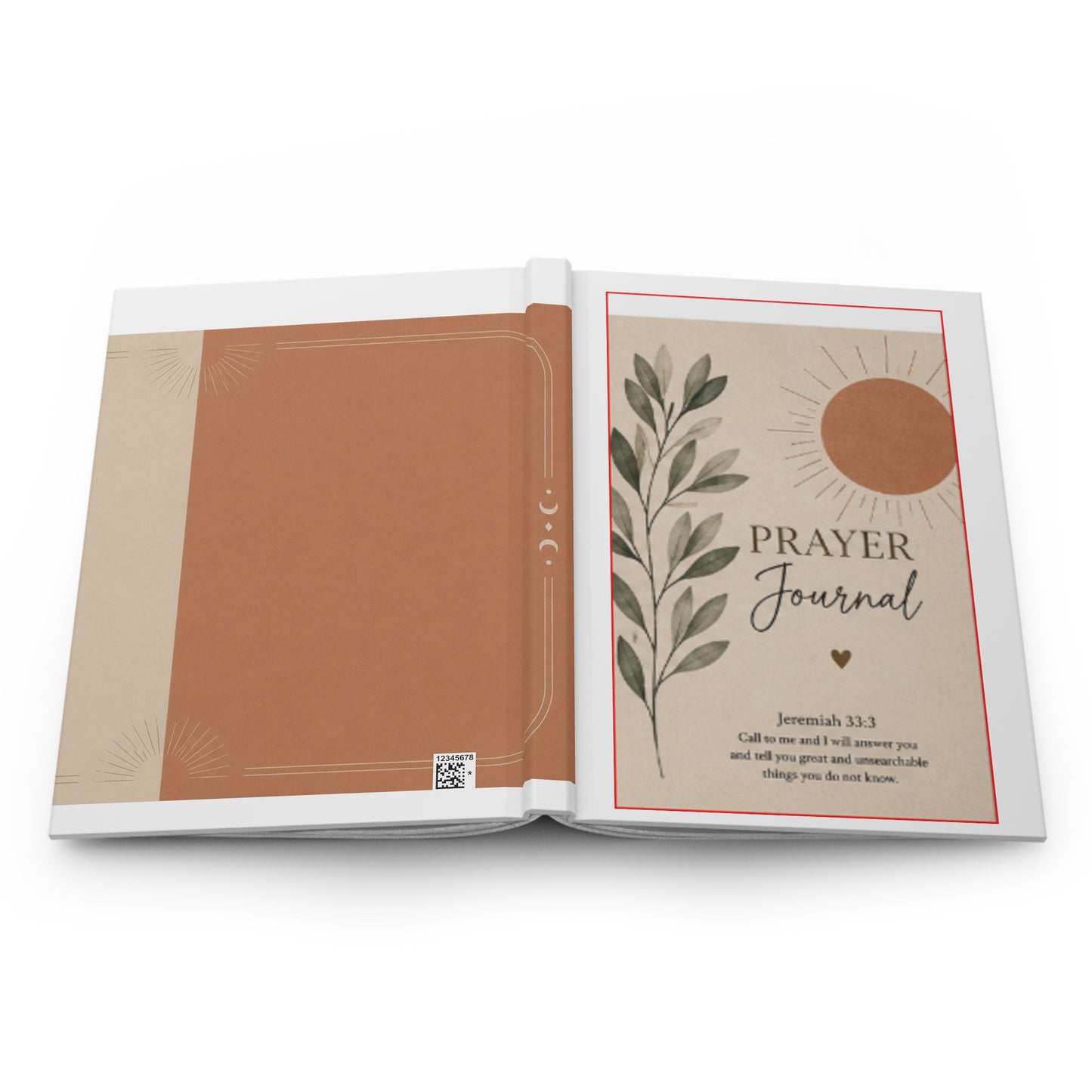 Prayer Journal Hardcover — Christian Gratitude & Devotional Notebook