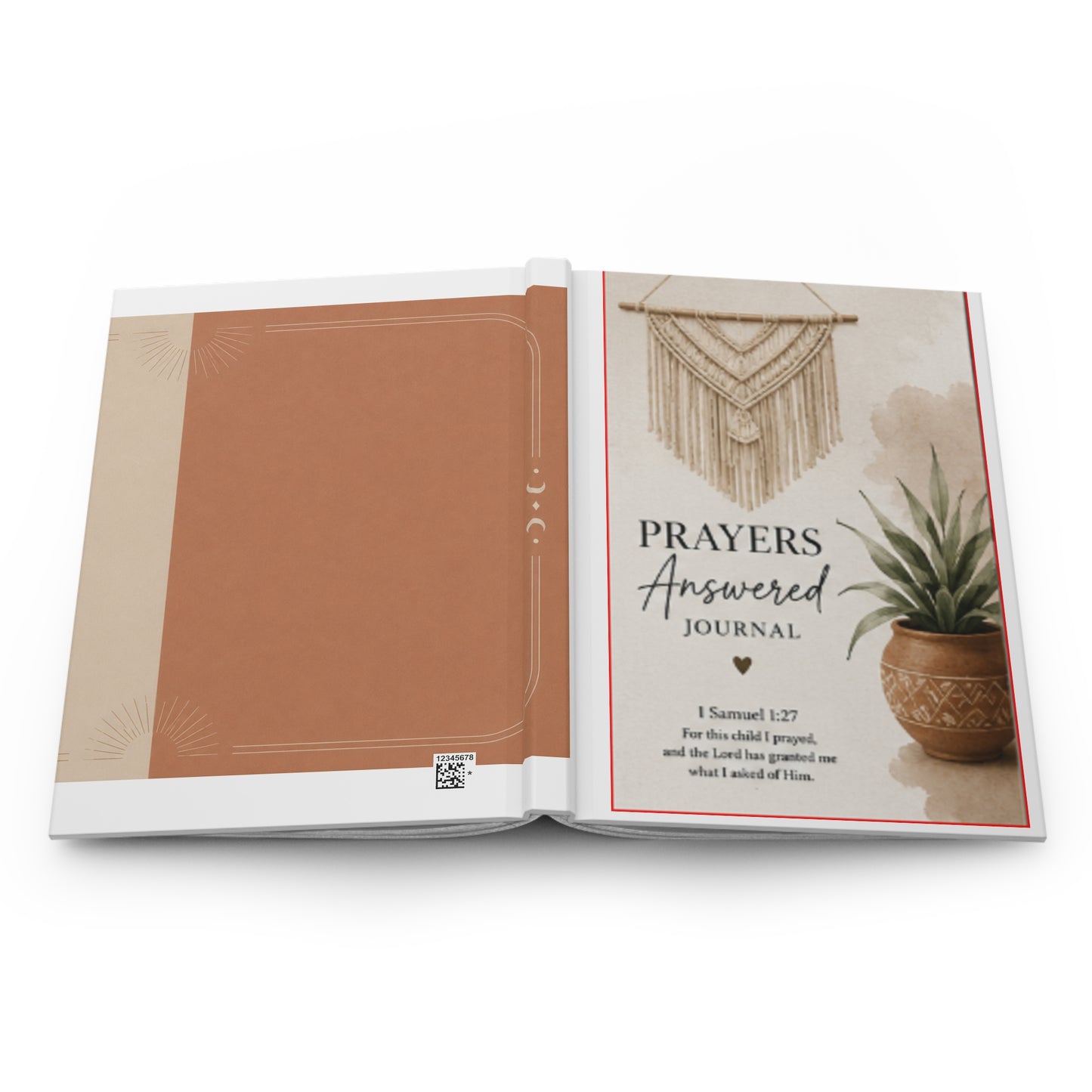 Prayers Answered Hardcover Journal — Christian Prayer & Gratitude Notebook