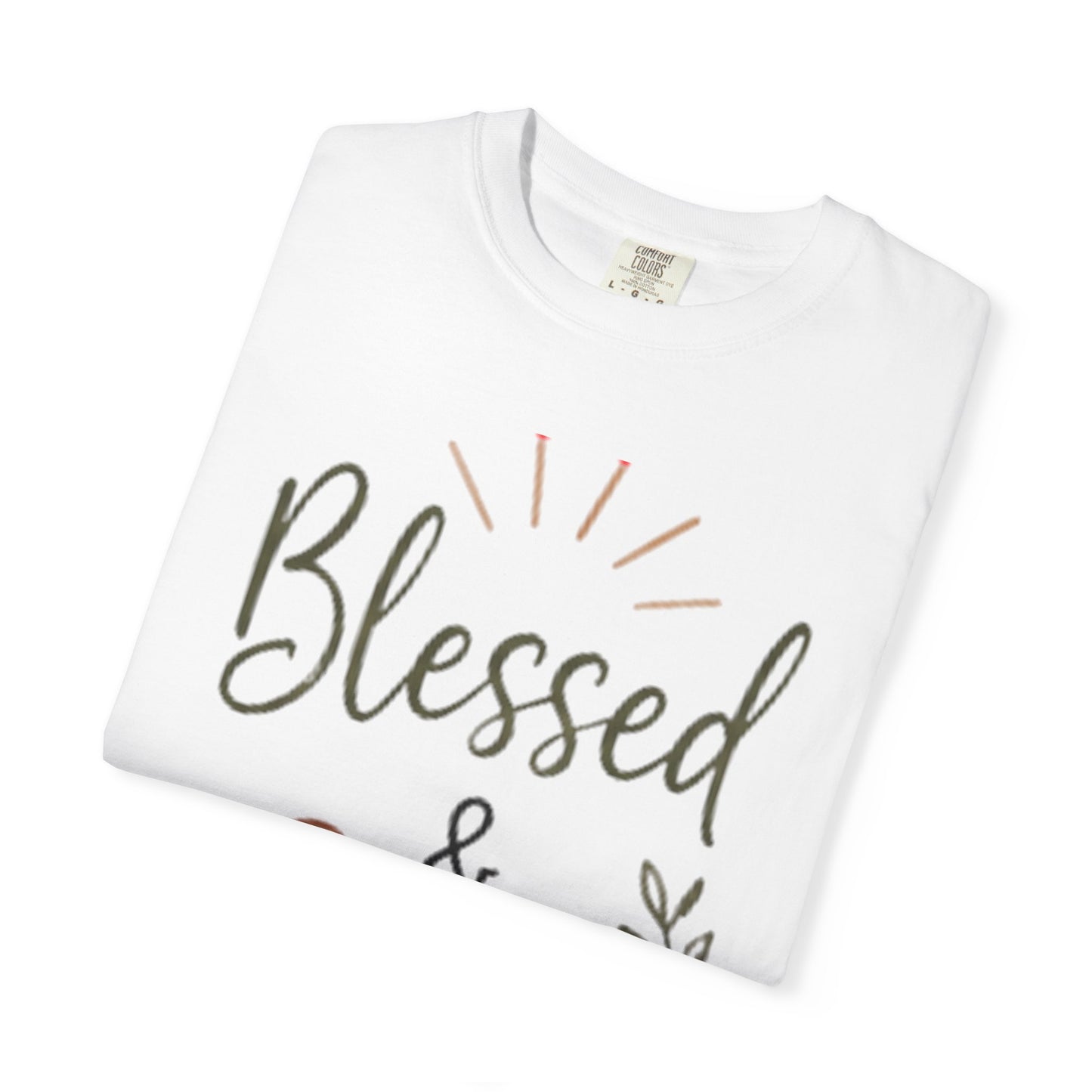 Blessed & Busy T-shirt | Christian Faith Typography Tee