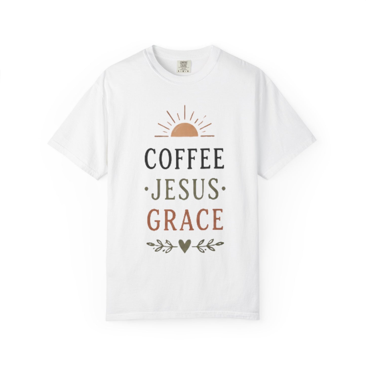 Coffee Jesus Grace T-shirt | Faith Graphic Tee