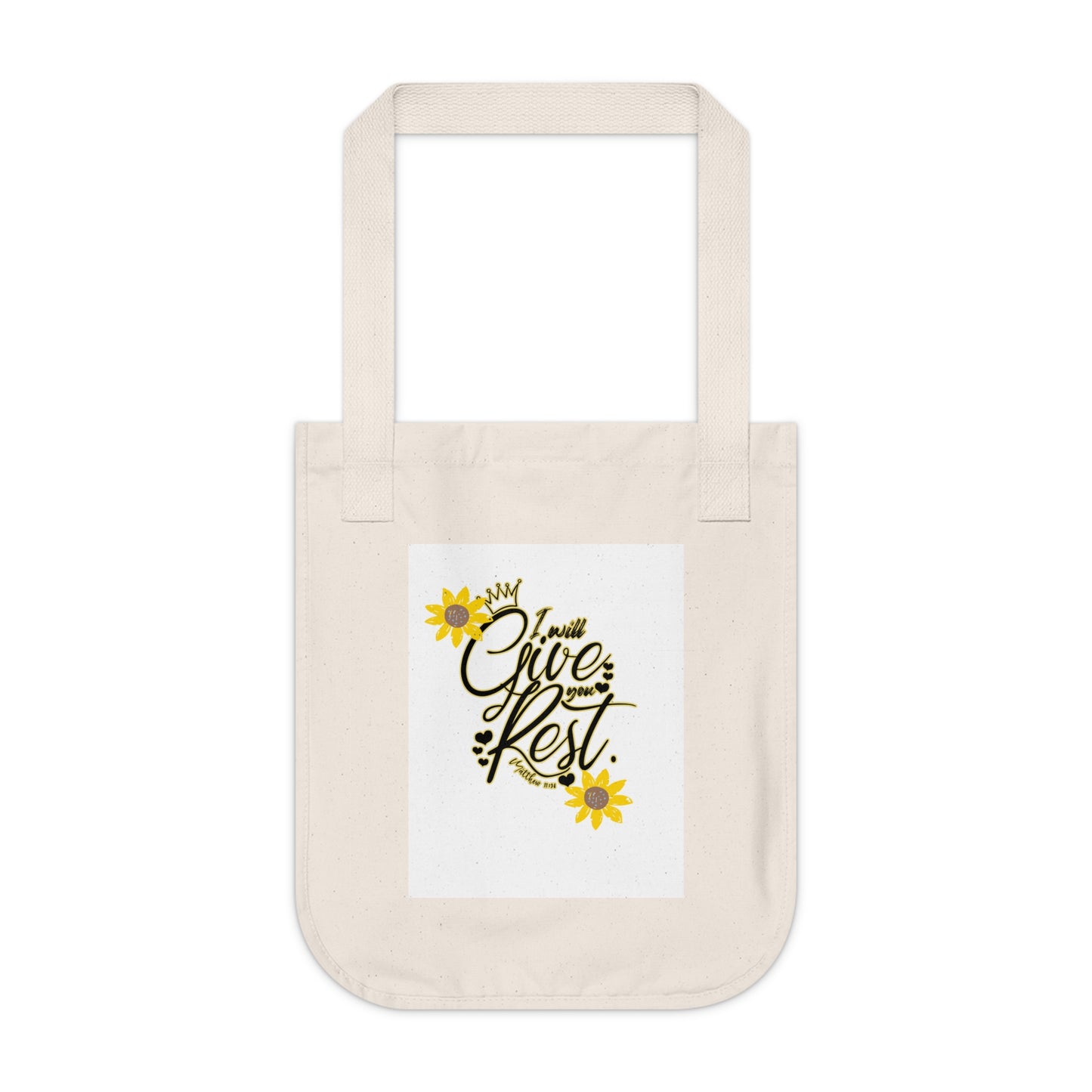 Eco-Friendly Tote Bag - Give & Rest Floral Design, Reusable Shopping, [...]