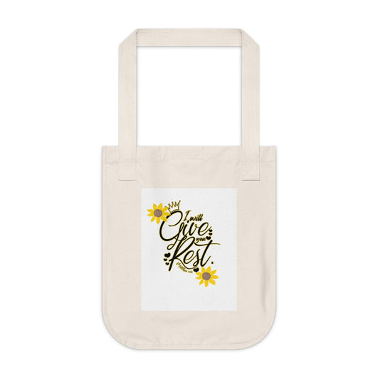 Eco-Friendly Tote Bag - Give & Rest Floral Design, Reusable Shopping, [...]