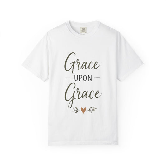 Grace Upon Grace T-Shirt — Inspirational Christian Faith Tee