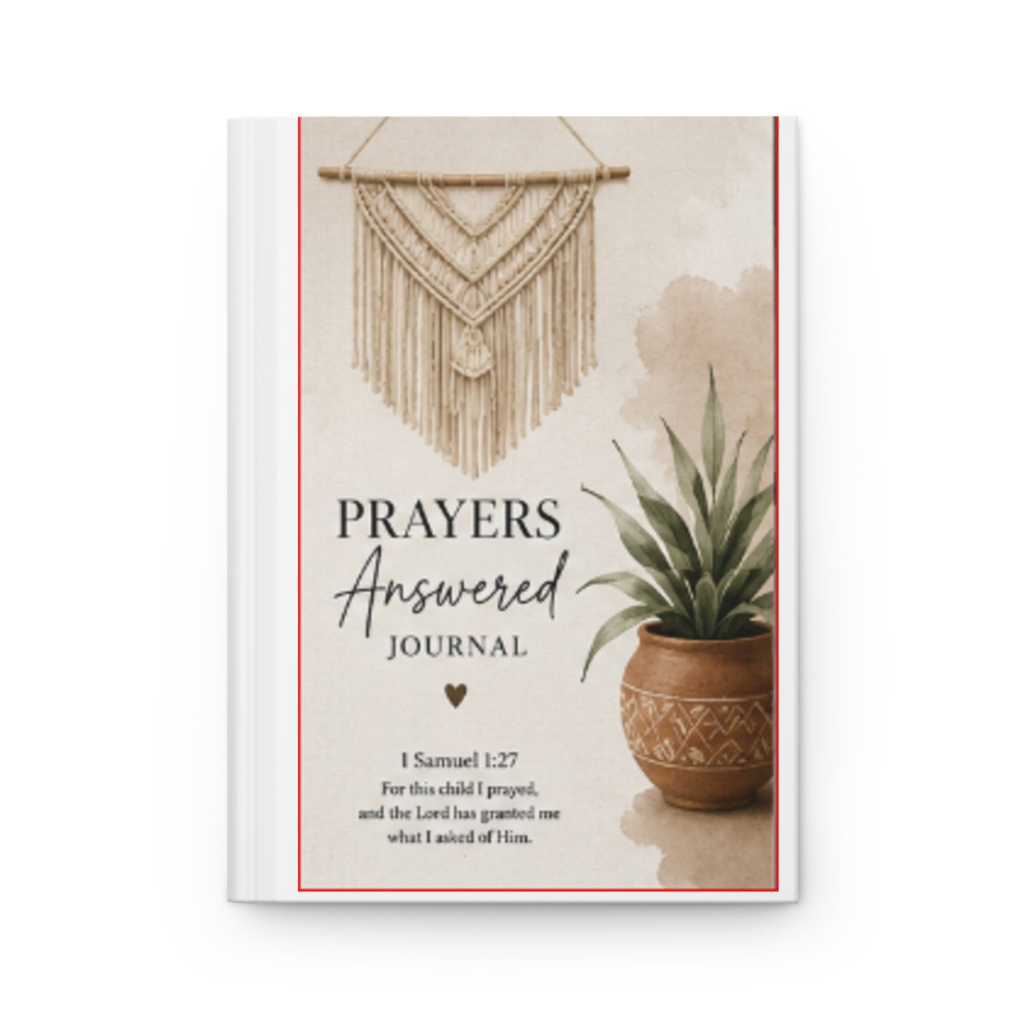 Prayers Answered Hardcover Journal — Christian Prayer & Gratitude Notebook