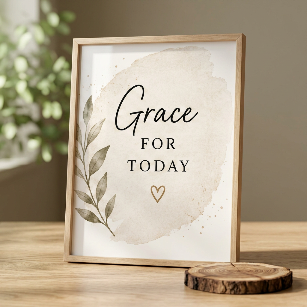 Grace for Today Wall Tapestry
