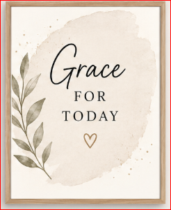 Grace for Today Wall Tapestry