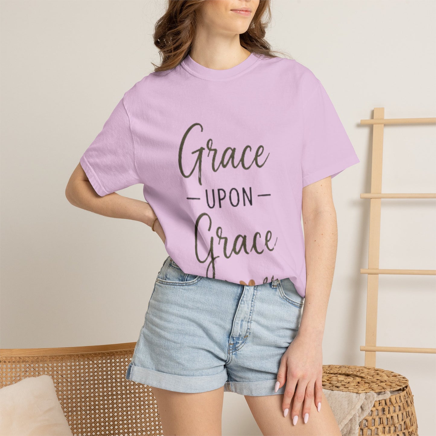Grace Upon Grace T-Shirt — Inspirational Christian Faith Tee