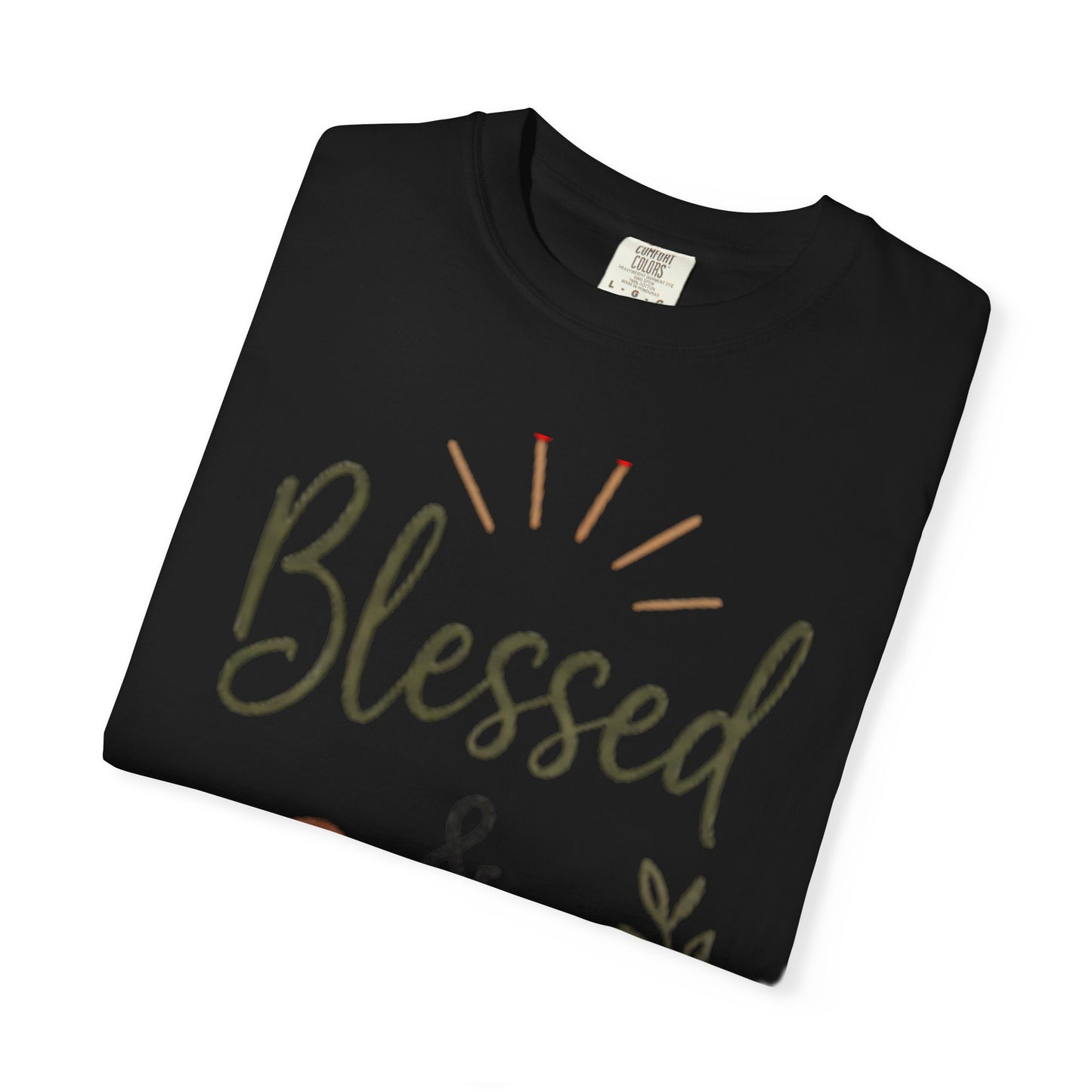 Blessed & Busy T-shirt | Christian Faith Typography Tee