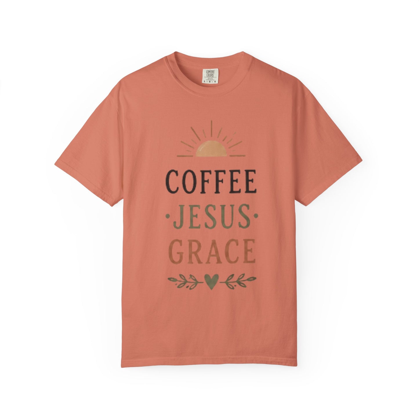Coffee Jesus Grace T-shirt | Faith Graphic Tee