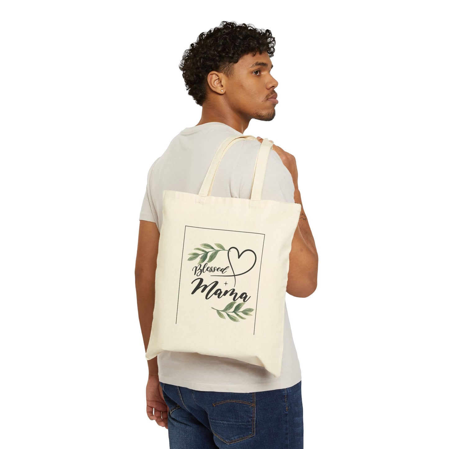 Blessed Momma Tote Bag - Faith-Filled Stylish Accessory, Perfect for Errands,