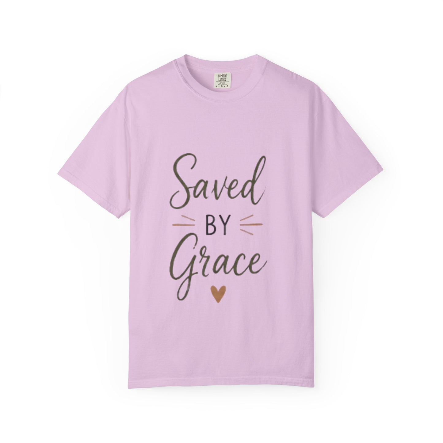 Saved by Grace T-Shirt — Inspirational Christian Faith Tee
