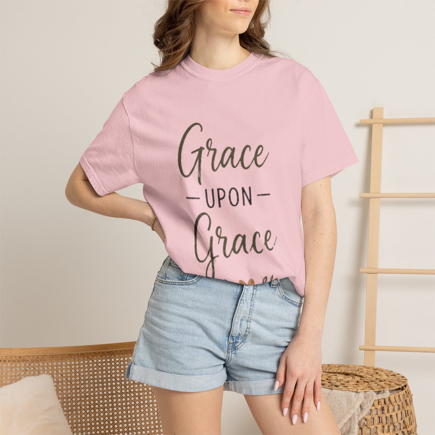 Grace Upon Grace T-Shirt — Inspirational Christian Faith Tee