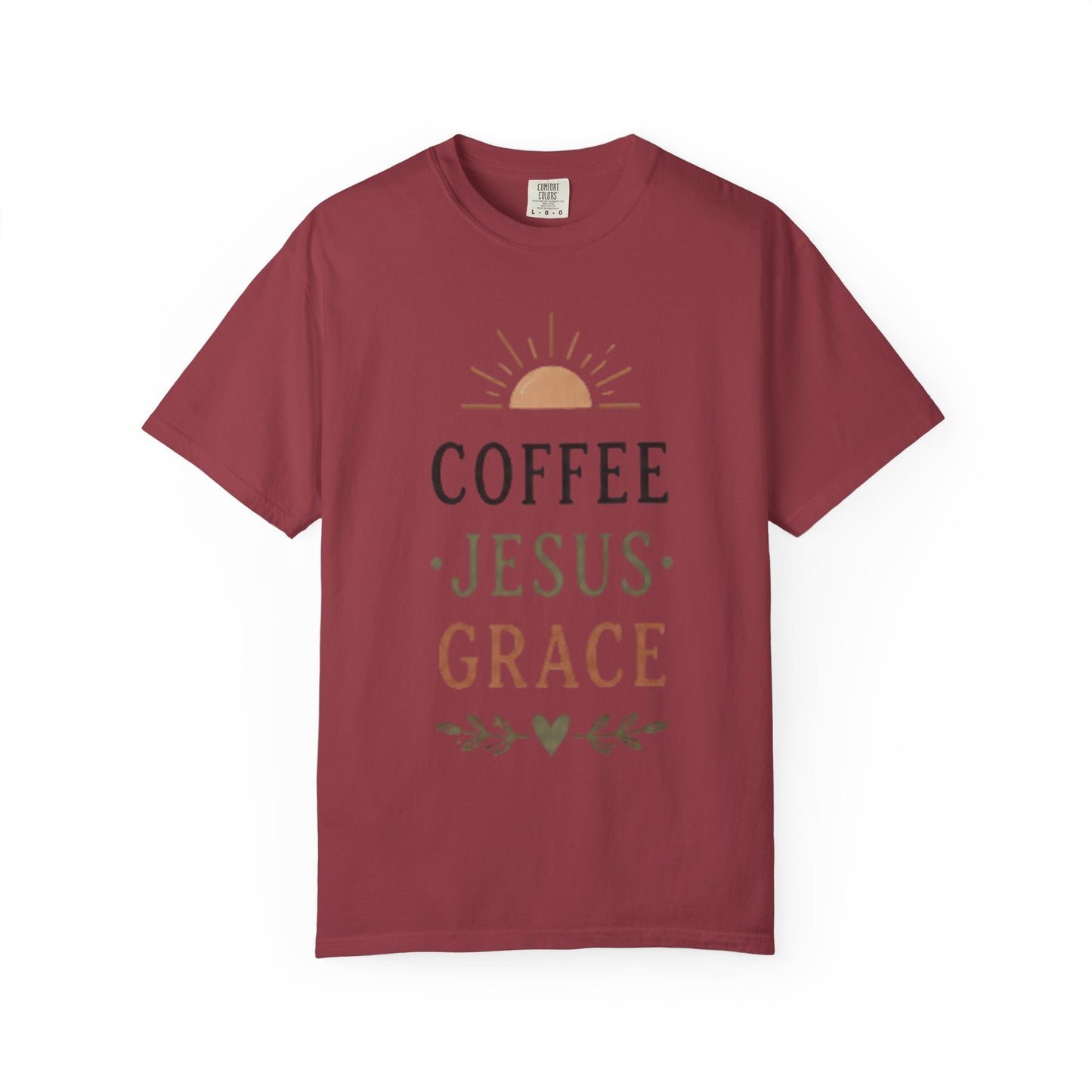 Coffee Jesus Grace T-shirt | Faith Graphic Tee