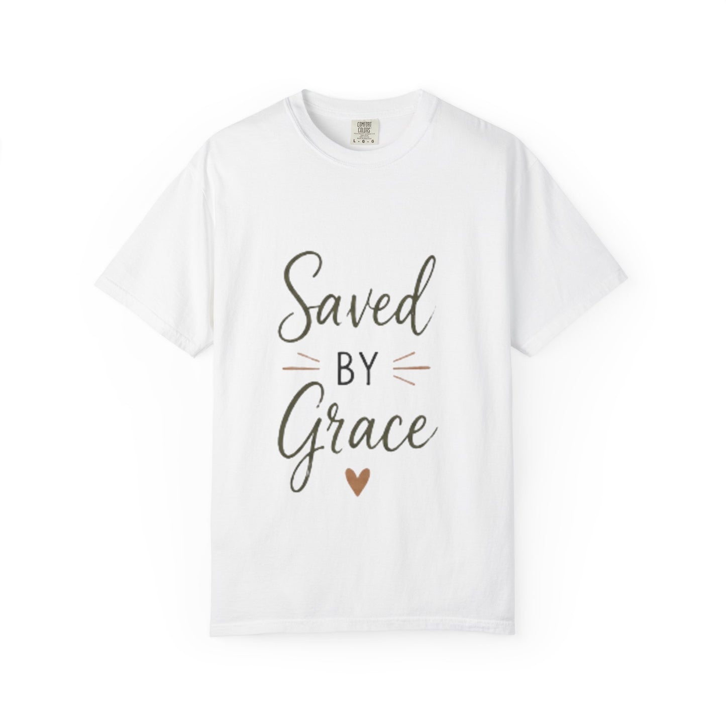 Saved by Grace T-Shirt — Inspirational Christian Faith Tee