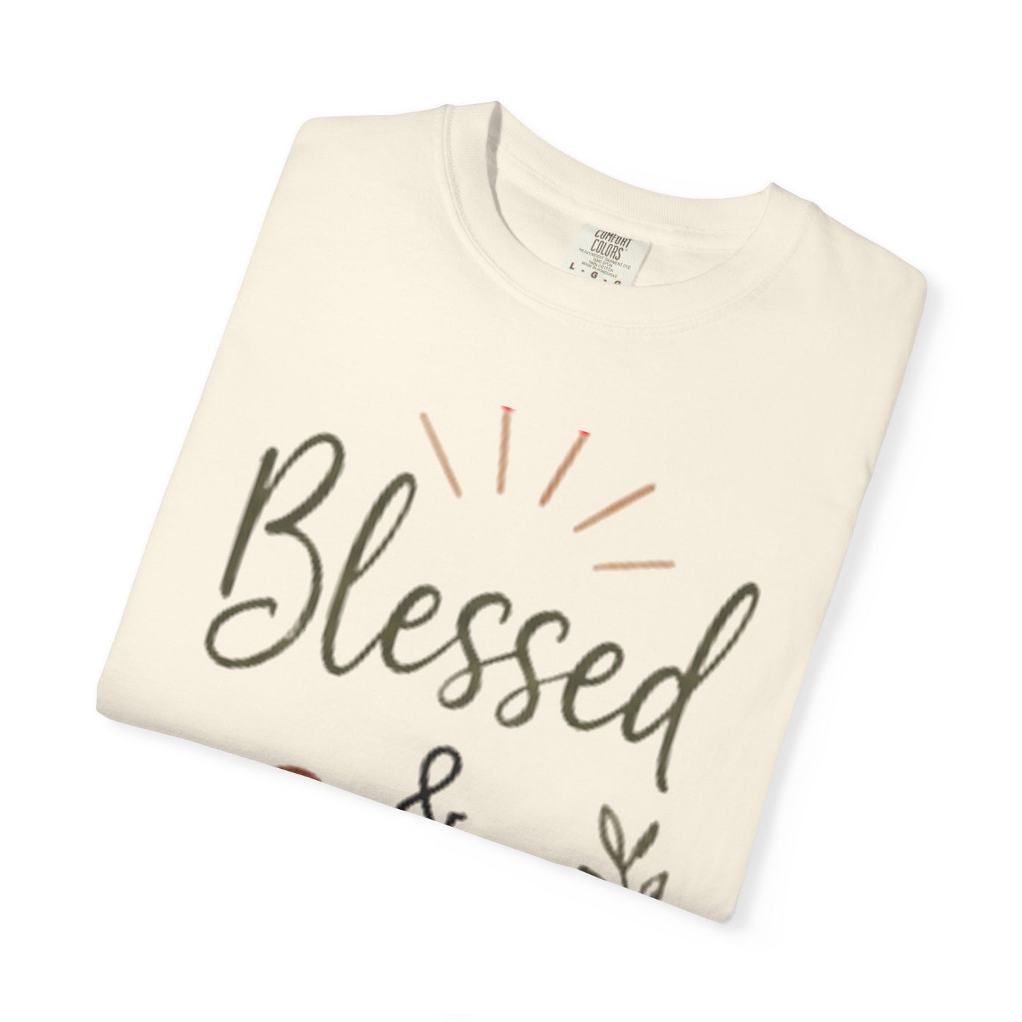 Blessed & Busy T-shirt | Christian Faith Typography Tee
