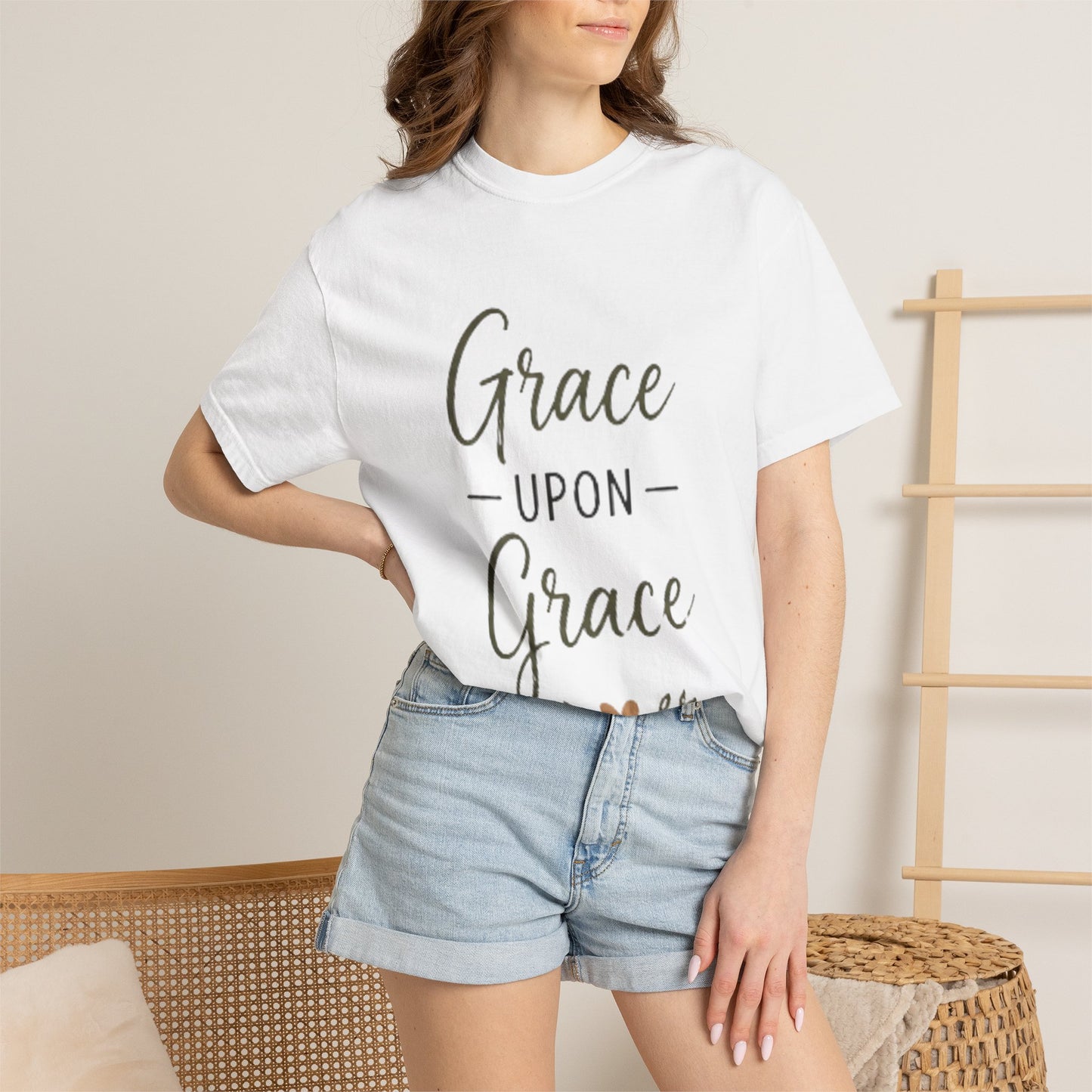 Grace Upon Grace T-Shirt — Inspirational Christian Faith Tee