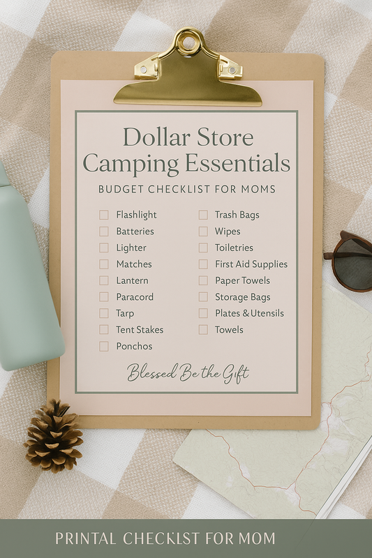 “Camping on a Dime – Must-Have Dollar Store Checklist for Moms”