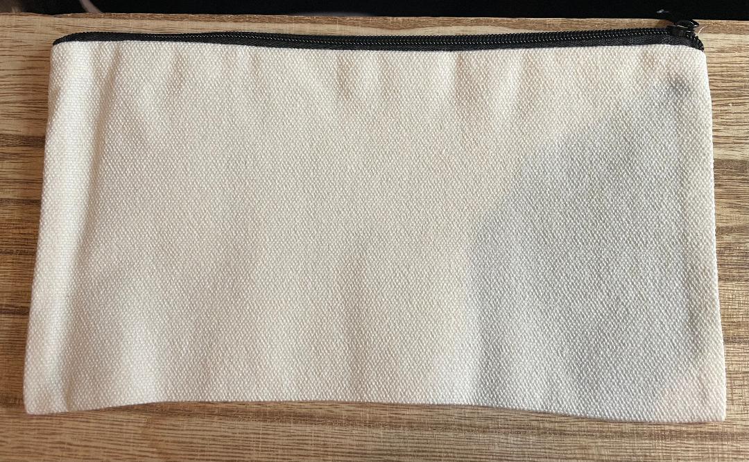 Best Teacher Ever Canvas Pencil Pouch